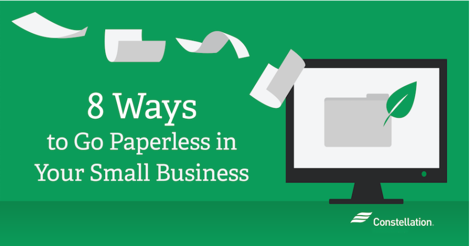 8种方法让你的小企业无纸化