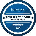 电气rates.com在德克萨斯州名称最佳整体提供商2021年