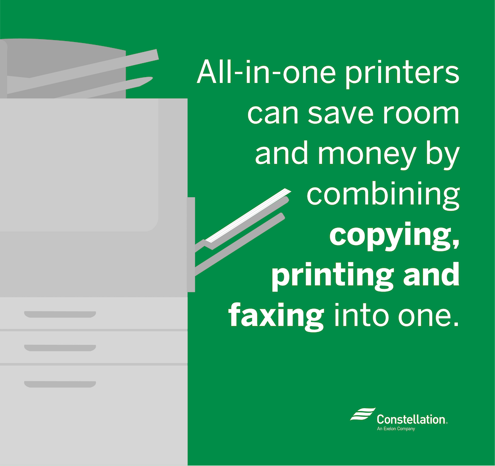 多功能一体打印机可以将最好的办公室复印机、打印机和传真机结合在一起