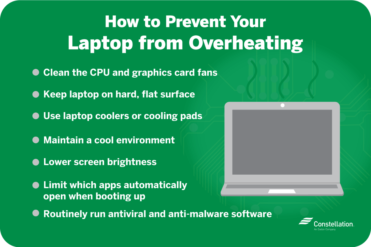 如何防止笔记本电脑过热